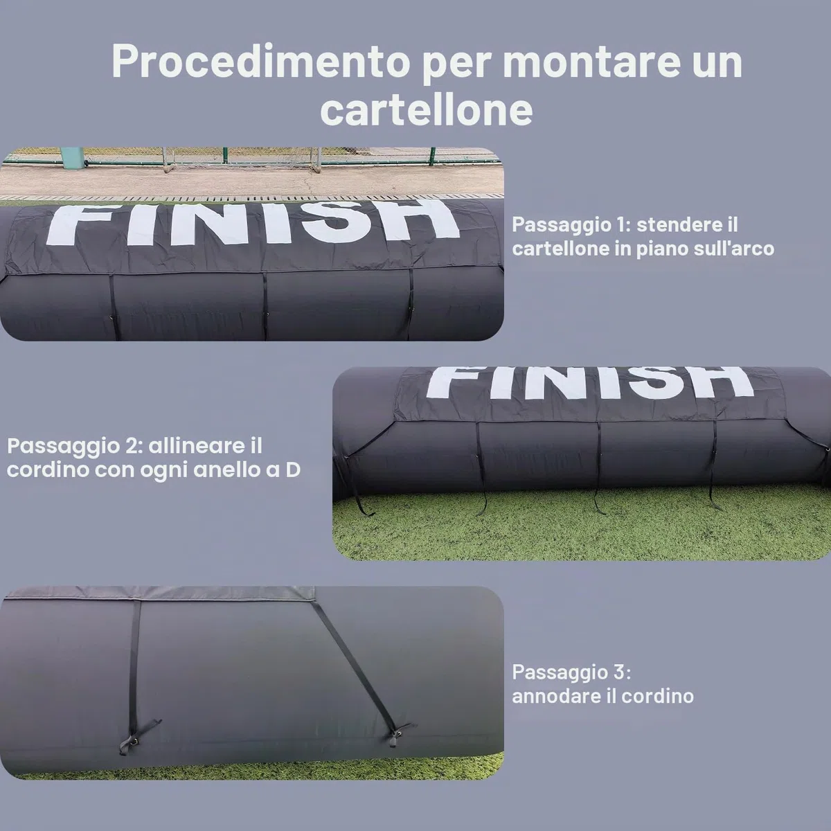 Sayok Arco gonfiabile all'aperto Arco gonfiabile Archway inizio linea di arrivo gonfiabile Banner arco da corsa con aeratore per eventi pubblicitari