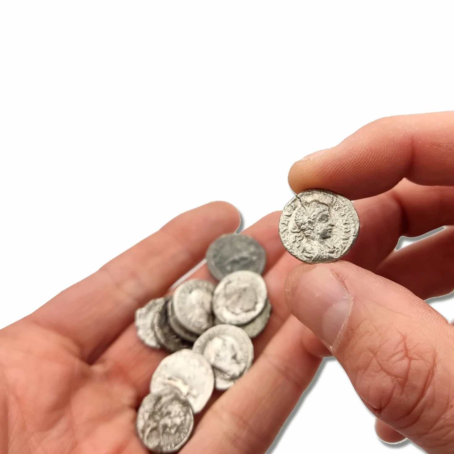 IMPACTO COLECCIONABLES | Autentica Moneta Antica di Roma | Denario d’Argento dell’Impero Romano, la Moneta Che Forgiò Un Impero | Include Certificato di Autenticità