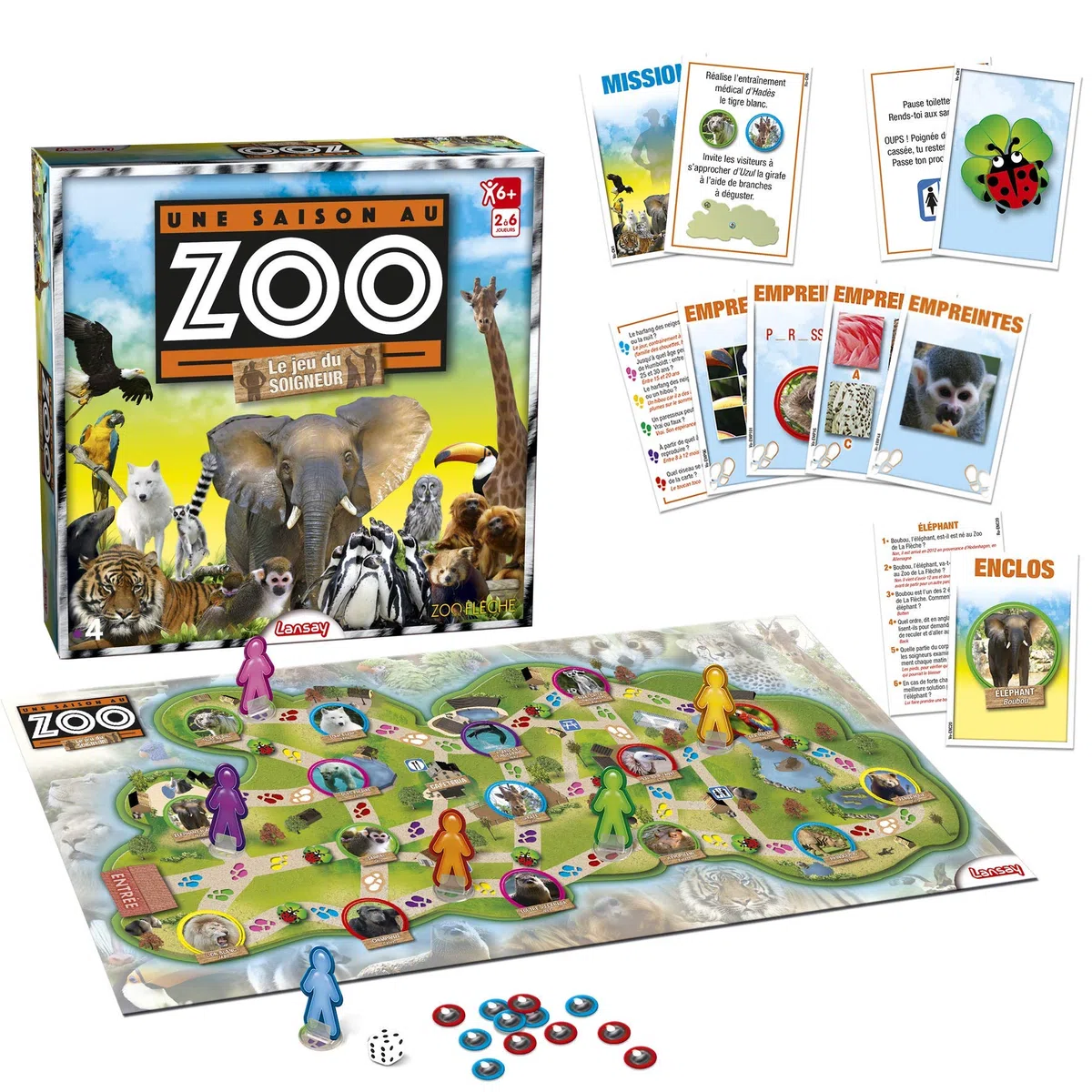 Lansay 75029 Gioco da Tavolo Trivia Bambini e Adulti