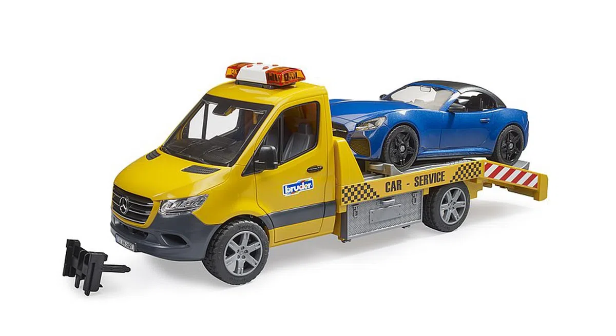 Bruder 02675 Mercedes Benz Sprinter Trasportatore con Luci e Suoni