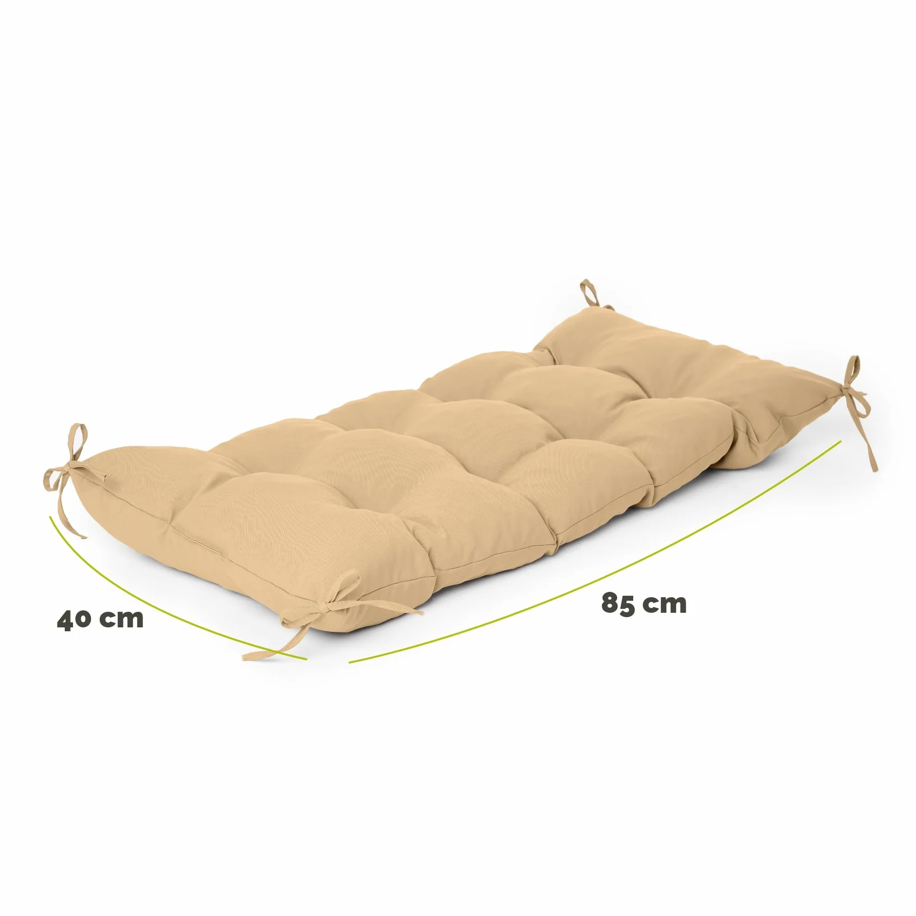 Garronda Cuscino per arco da arrampicata Giocattolo Montessori per bambini da 1 anno GD-0063 (Beige cuscino)