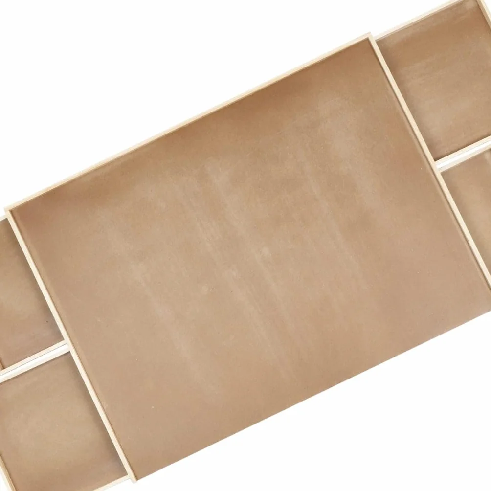 HI Tavolo per Puzzle con 4 Cassetti 76x57x4,5 cm in Legno