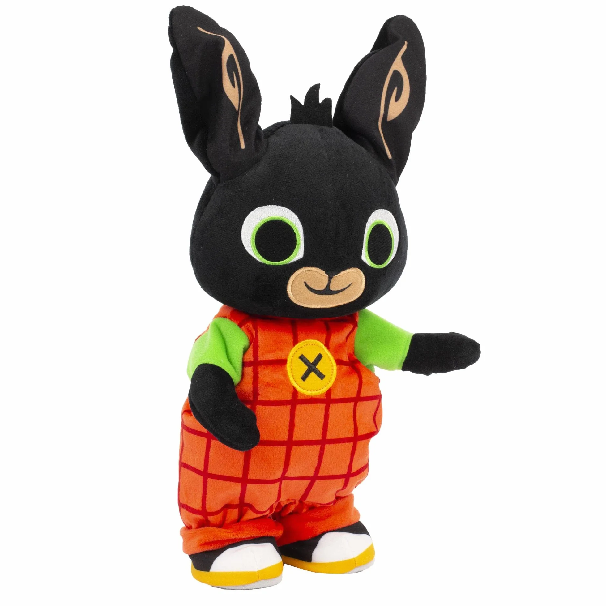 Giochi Preziosi Bing - Peluche 36 cm Parla e Danza, Premi la Manina per Attivare la Musica, con Gioco delle Statuine Musicali, con 4 musiche diverse, dai 18 Mesi, BNG33000, Multicolore