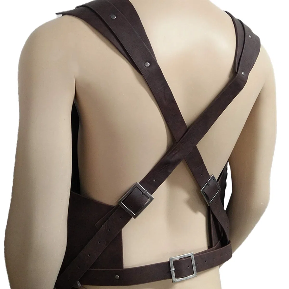 HiiFeuer - Armatura da Petto in Pelle PU, Stile Guerriero Vichingo, Armatura in Pelle Medievale Per Attività di Cosplay e di Carnevale