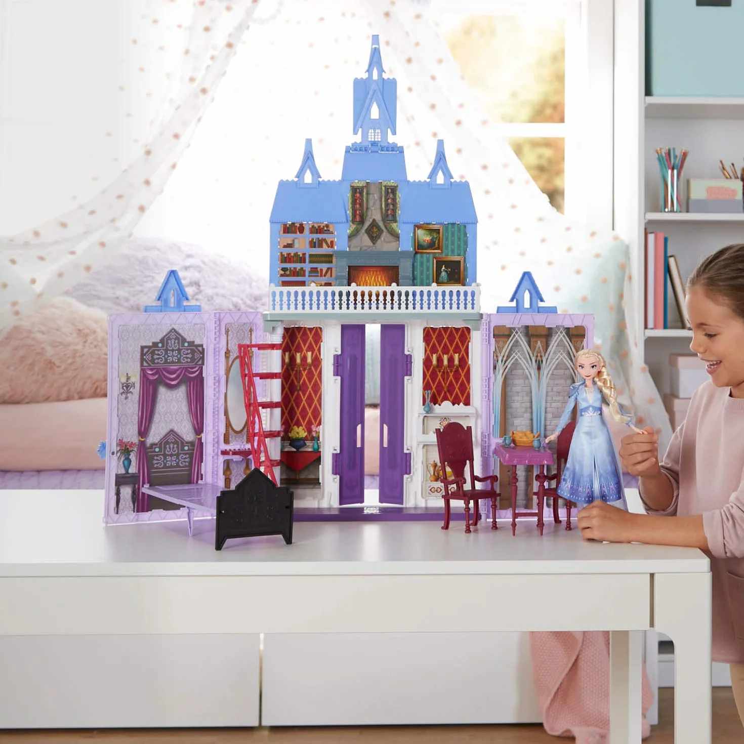 Disney Frozen Hasbro Castello di Arendelle Pieghevole, Ispirato al Film 2, Colore, E5511EU4