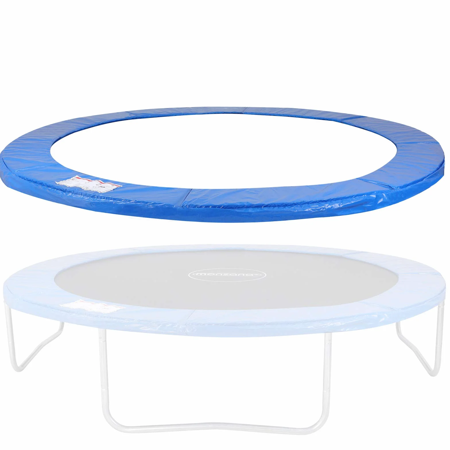 Monzana Copri Bordo Cuscino per Trampolino Ø 183/244/304/305/366/427 cm di Larghezza 30 cm 100% Resistente ai Raggi UV antistrappo a Molla