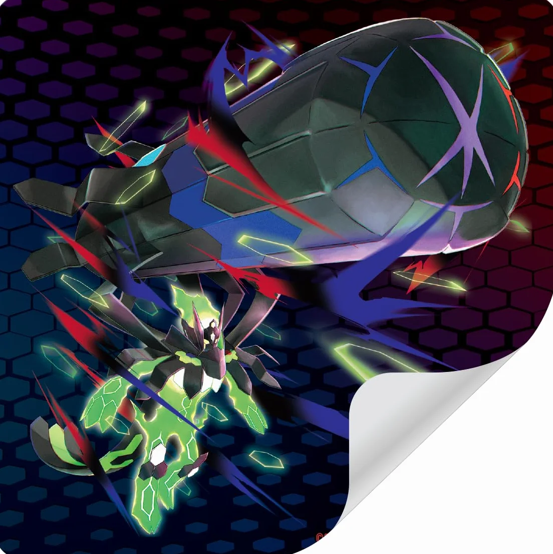 Pokémon: collezione premium Mega Zygarde-ex del GCC Pokémon (una carta promozionale, una carta lenticolare gigante, un adesivo e otto buste di espansione), Edizione in Italiano