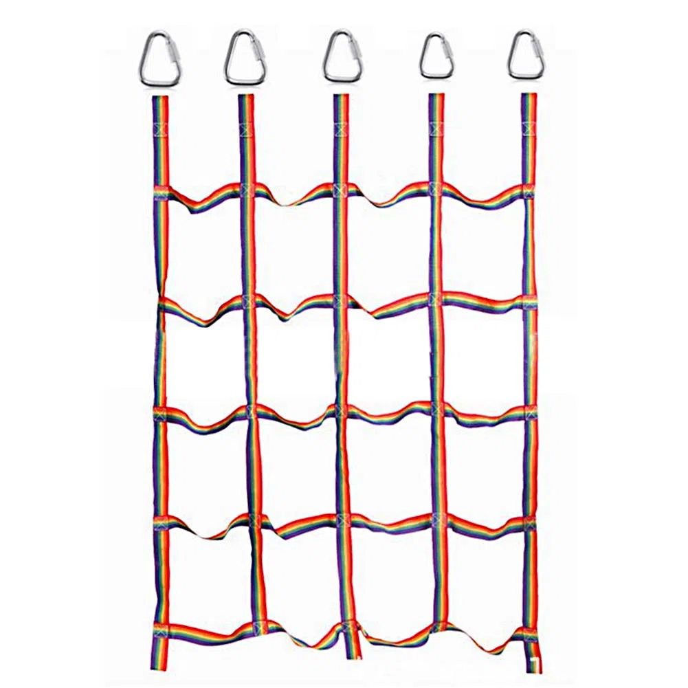 Tefola Rete da Arrampicata per Bambini, Rete da Arrampicata per Bambini in Nylon Rete da Arrampicata per Allenamento Fisico per l'intrattenimento Sportivo Quotidiano