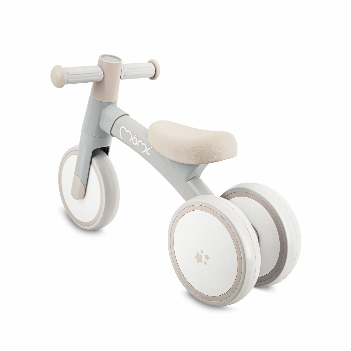 Triciclo senza pedali per bambini MoMi TEDI per bambine e bambini (peso massimo 25 kg), mini bicicletta senza pedali con ruote in plastica resistenti alla foratura, telaio in metallo leggero - 1,2 kg