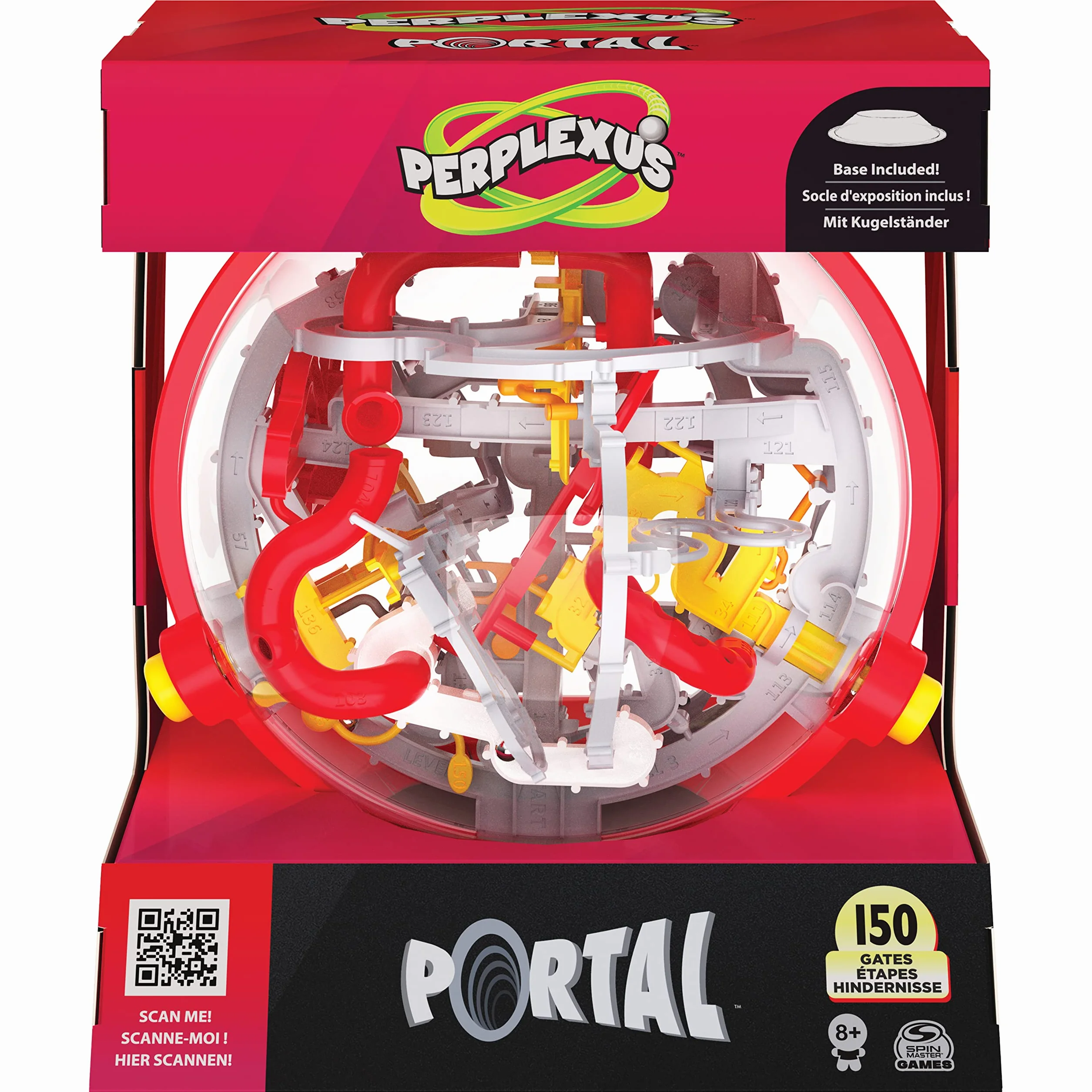 Perplexus Portal, il Labirinto in 3D con 150 Ostacoli in una Sfera, 8+ Anni