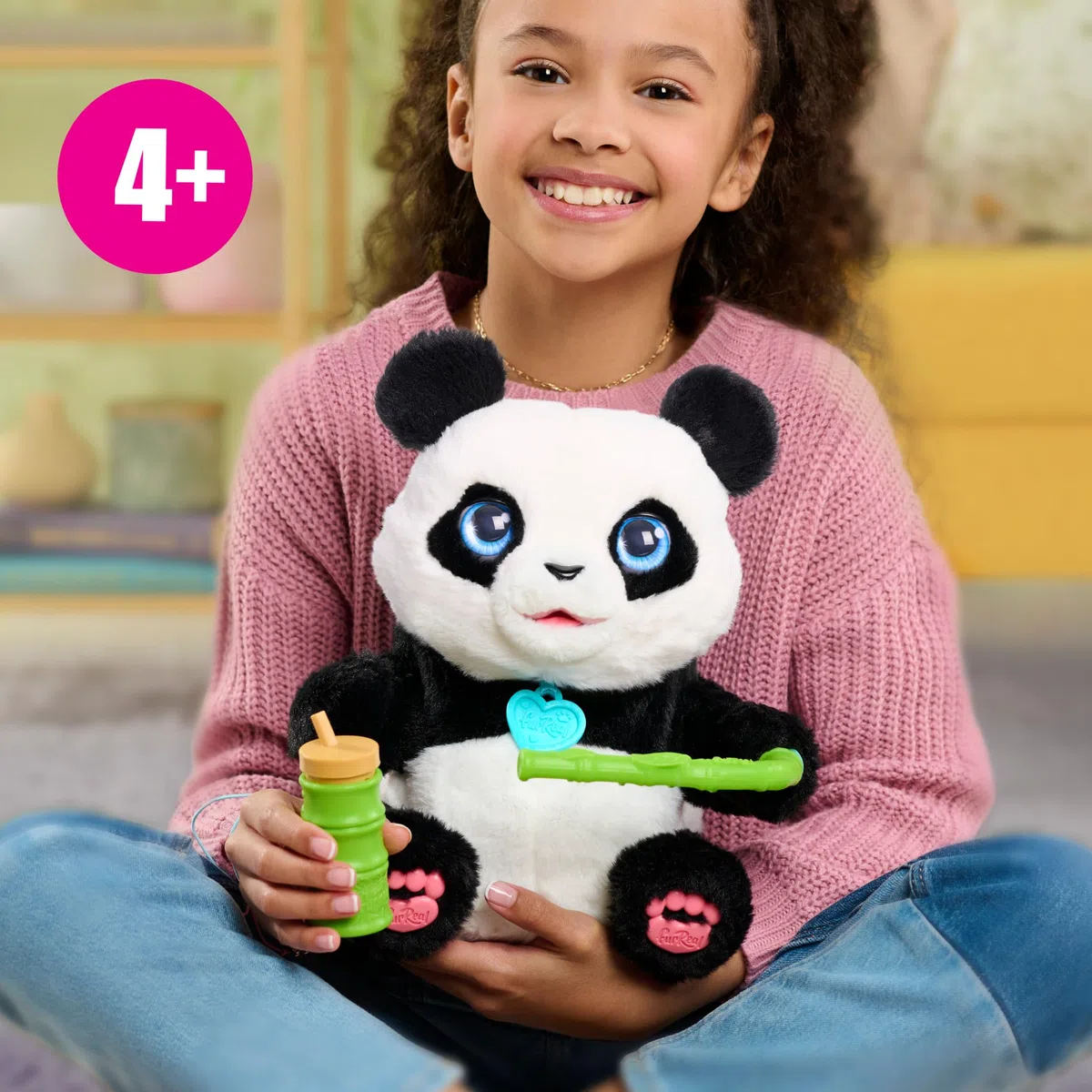 FurReal Coco The Tumbling Panda Giocattolo interattivo peluche 26,7 cm 60 suoni e reazioni per bambini dai 4 anni