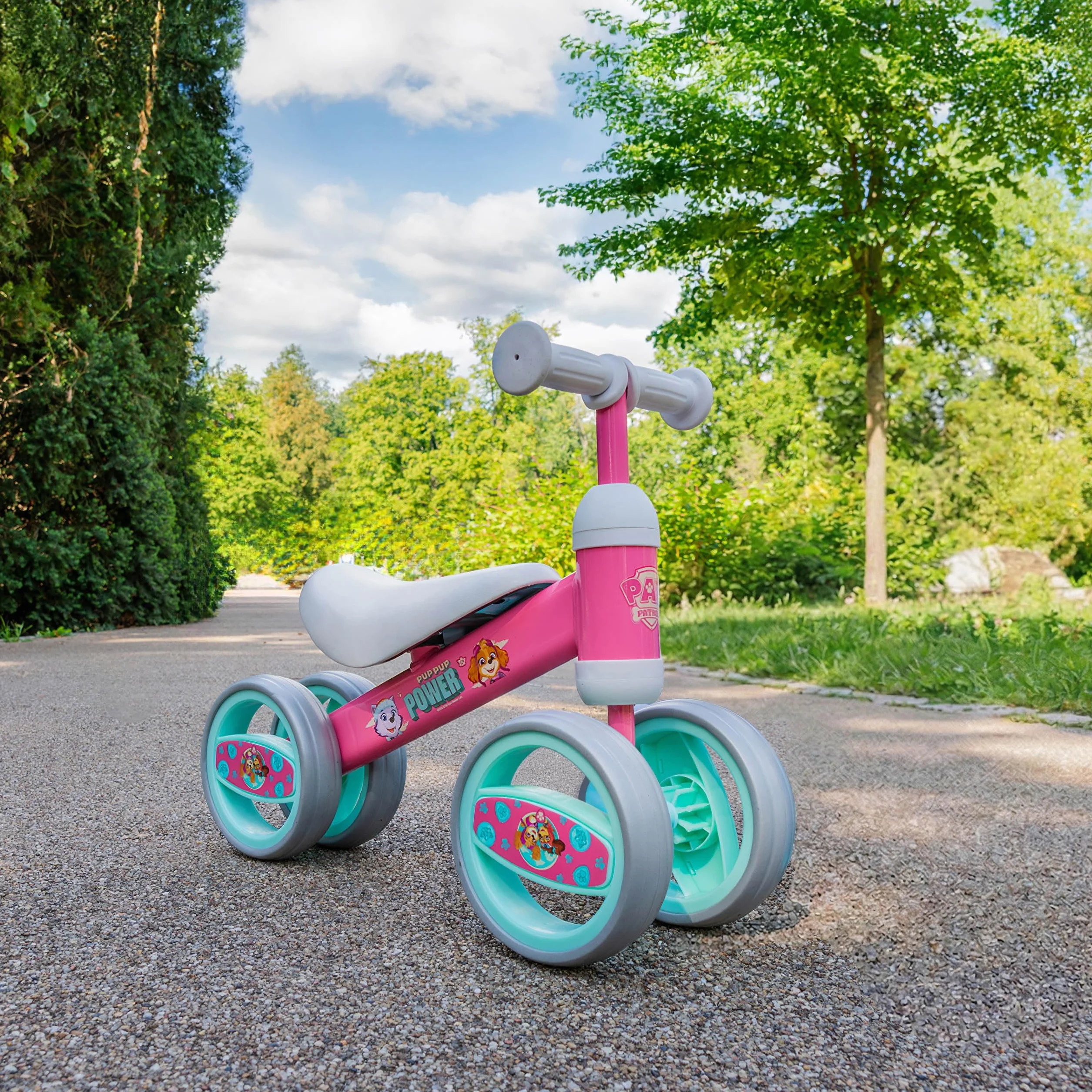 sarcia.eu Bicicletta senza pedali a 4 ruote, leggera, in metallo, prima bicicletta, girello 1+