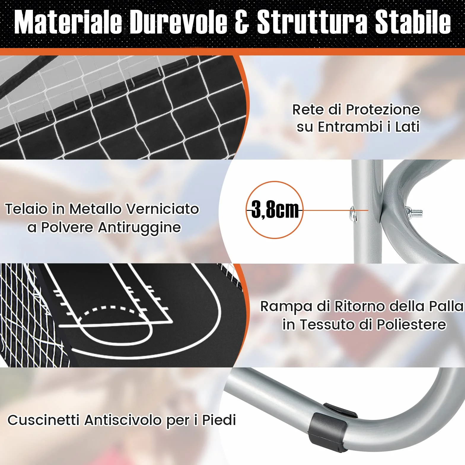 COSTWAY Macchina da Pallacanestro Elettronica, Canestro Basket da Camera a Doppio Tiro Pieghevole con Punteggio Elettronico, 4 Palle, 8 Modalità di Gioco e 2 Canestri (Bianco)