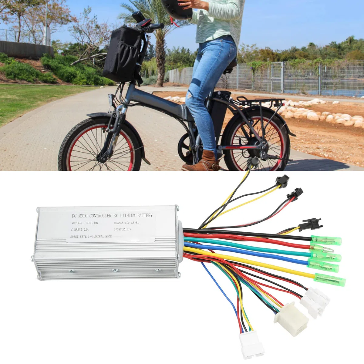 Controller d'Onda Ciclo Elettrico Brushless per Motori 36V 48V 500W