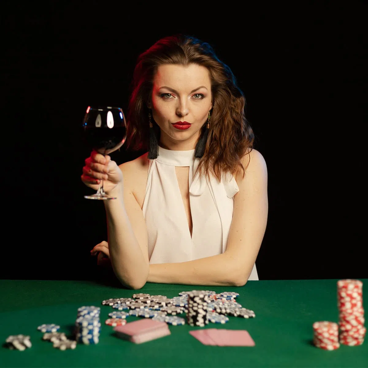 GYMAX Set da Poker Professionale con 500 Fiches e Valigetta in Alluminio 56x21x6,5 cm Nero
