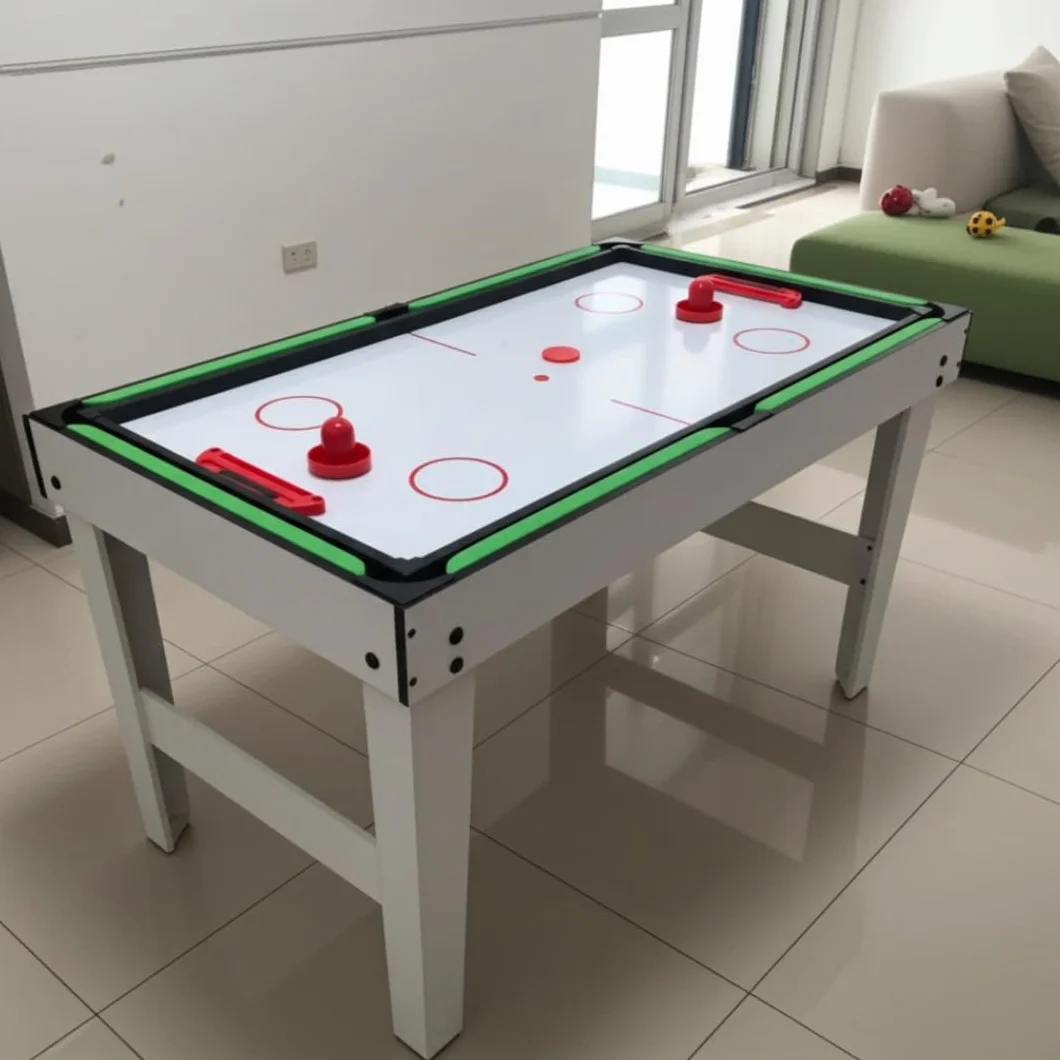 Tavolo da Gioco 4 in 1 - Biliardino, Air Hockey, Biliardo, Ping Pong - Calcio Balilla Multigioco per Bambini - Tavolo Multifunzione in MDF