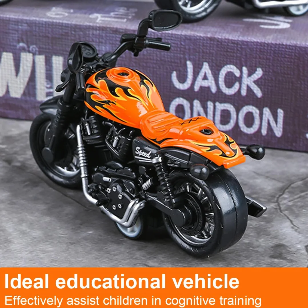 1 pcs Moto giocattolo moto in lega moto giocattolo giochi educativi per bambini ragazzi e ragazze regali per feste di compleanno