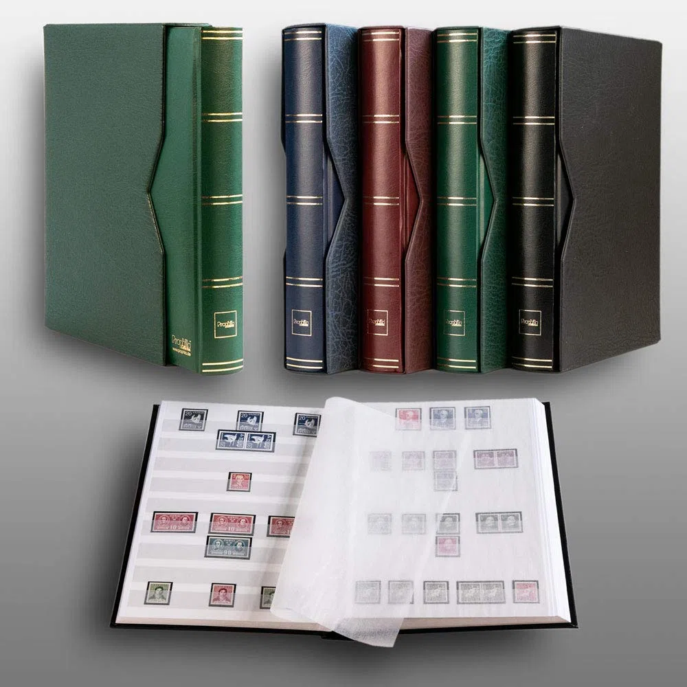 Prophila Leuchtturm classificatori 60 pagina bianco con cofanetto verde