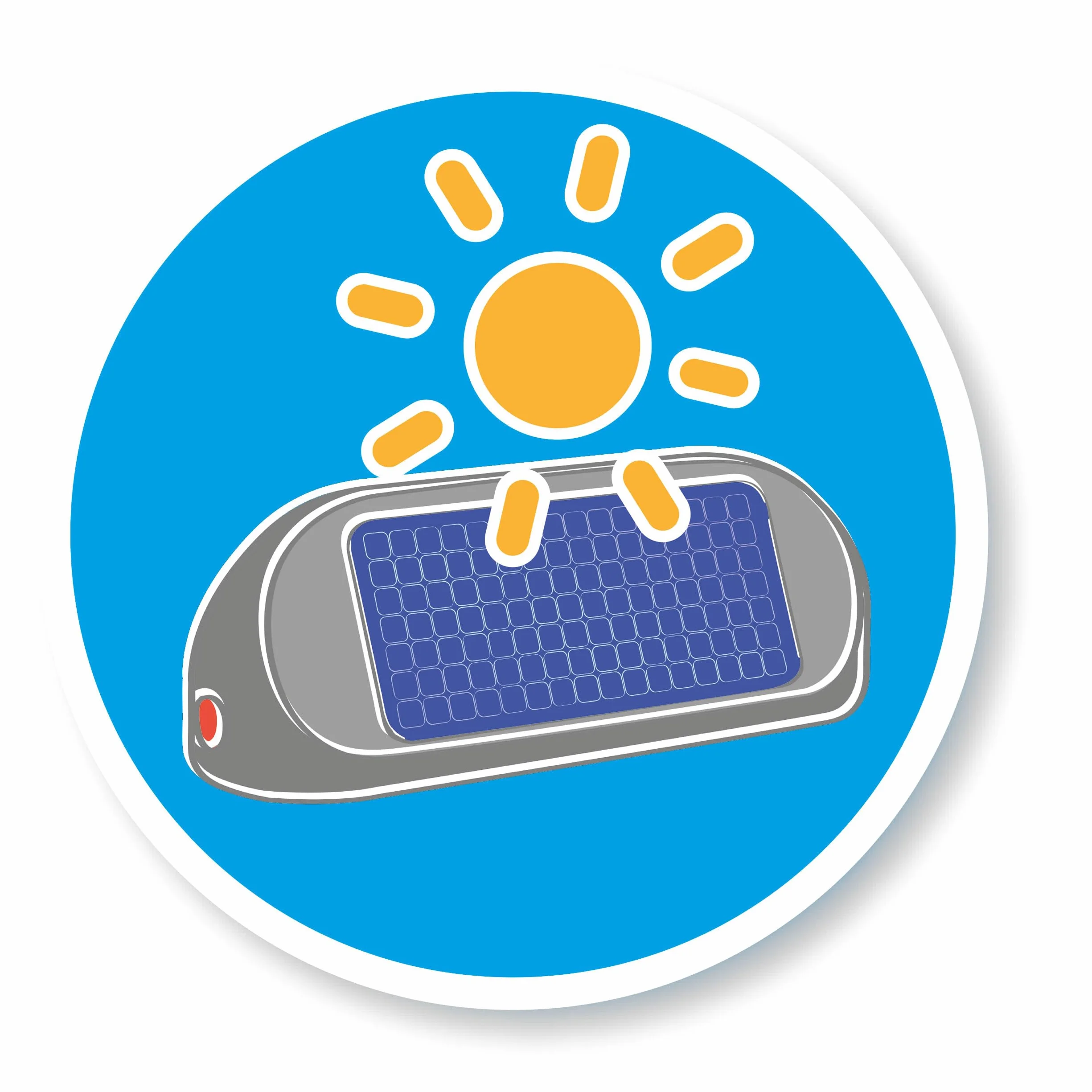Smoby Lampada Solare Portatile, 2+ Anni, Plastica