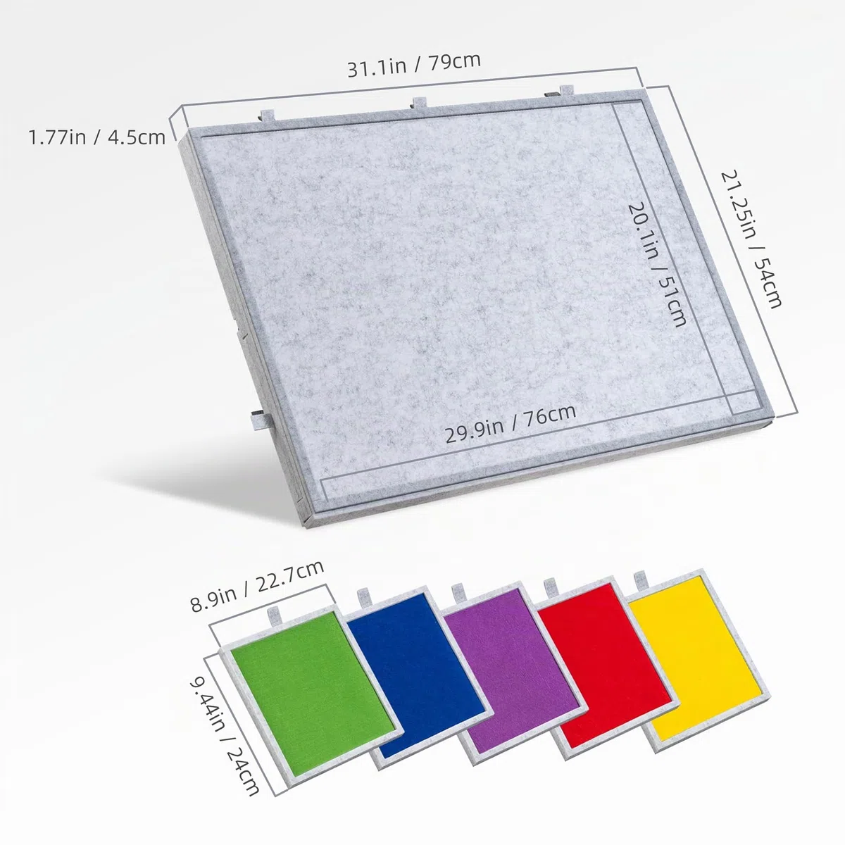 Lavievert Tavola puzzle inclinabile con supporto e copertura progettati 2 in 1, super leggero, in feltro, con 6 cassetti, tavolo puzzle portatile per giochi fino a 1000 pezzi, grigio chiaro