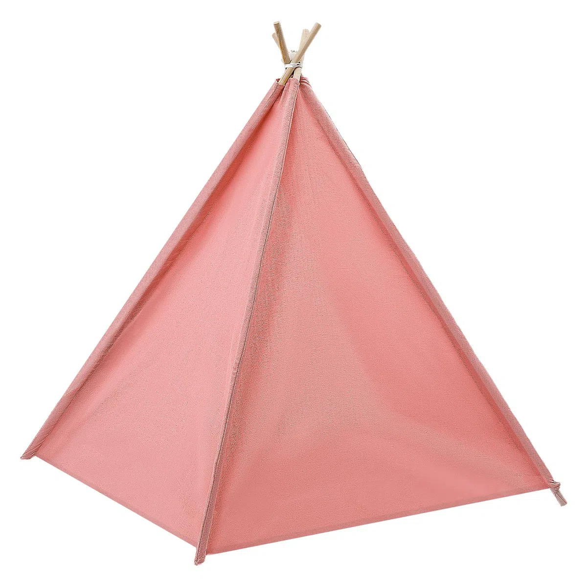 Tipi Tenda per bambini pieghevole in tela 120 x 120 x 140 cm rosa