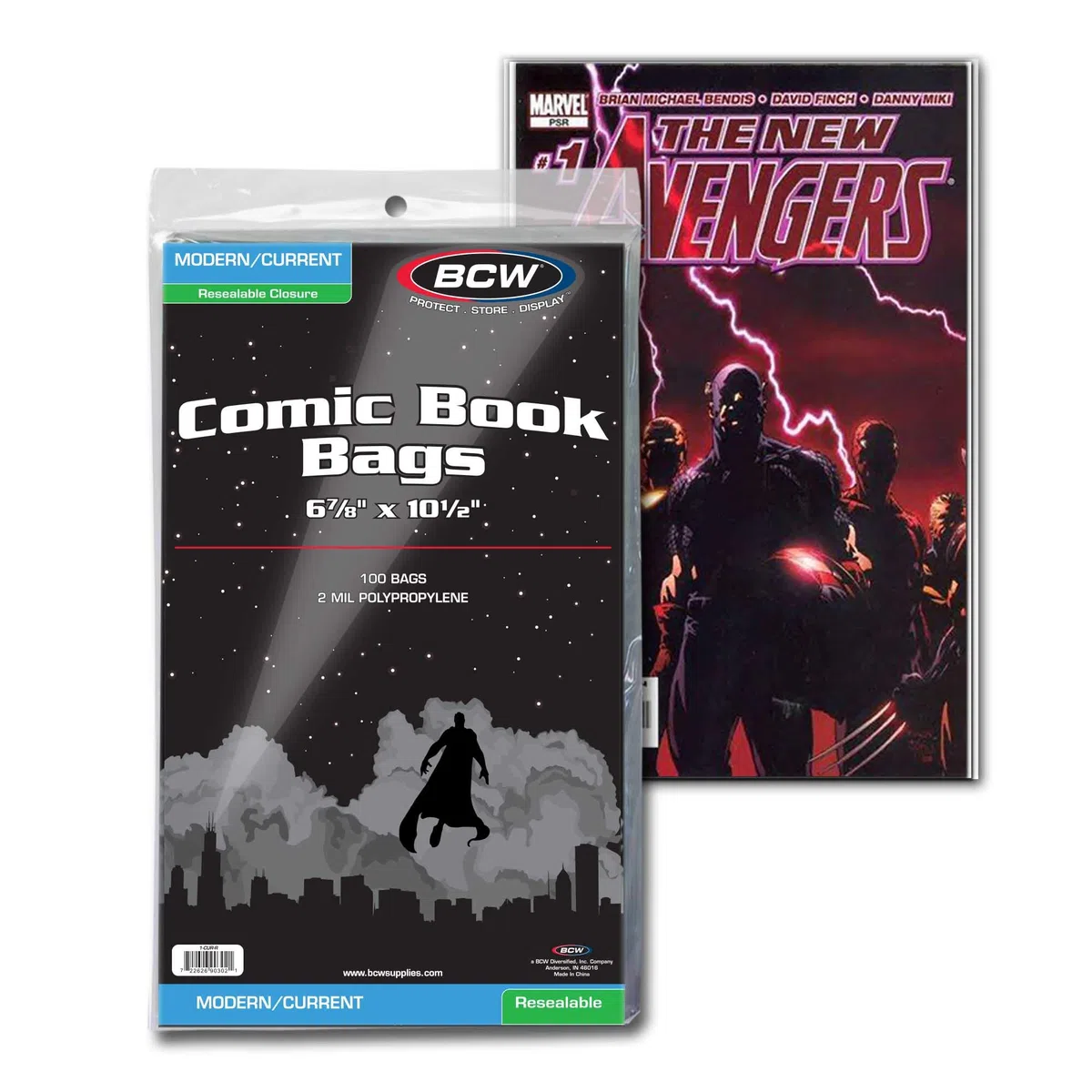 BCW Resealable Comic Book Bags 100 ct