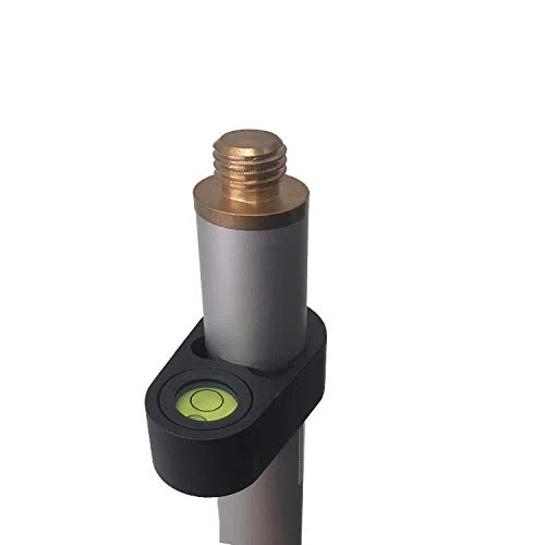 Mini palo prisma Stakeout, mini prisma palmare 30 cm con filettatura 5/8x11 per S-style Prism Total Station Surveying