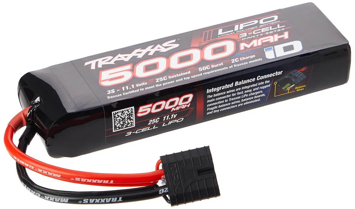 Traxxas 2872X batteria ricaricabile - batterie ricaricabili (giocattolo, polimeri di litio, nero, rosso)