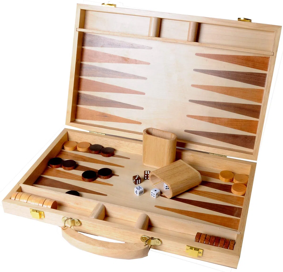 Engelhart - 150536 - Set di Backgammon in Legno Intarsiato