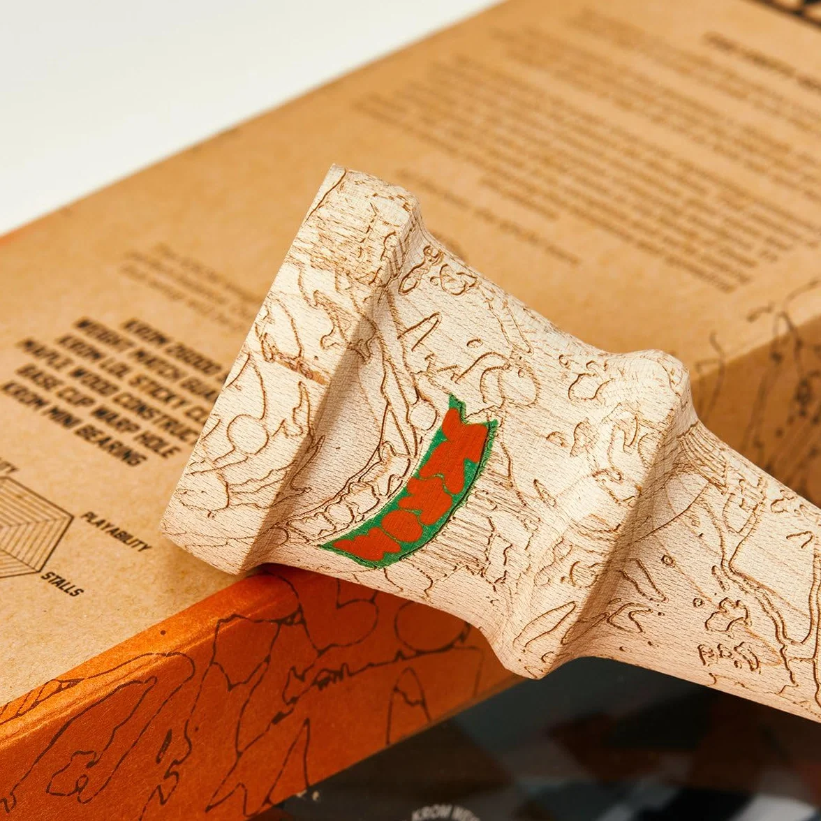 KROM Unity Equilibrium Kendama Orange One Size