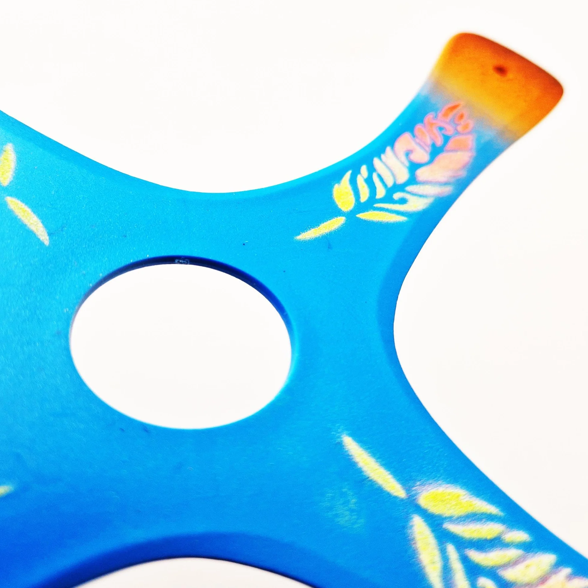Boomerang S-Quad, Boomerang per principianti o Buon Lanciatore, creato da Il Campione del Mondo, facile da lanciare, sport all'aria aperta, con una portata di 20 metri, attenersi alle linee guida (blu