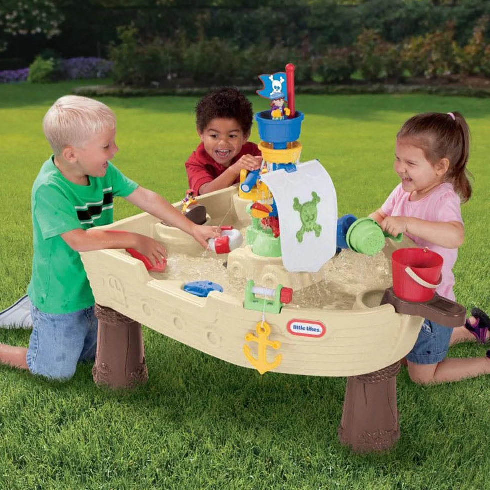 Little Tikes Nave Dei Pirati Anchors Away Gioco D’Acqua per Bambini