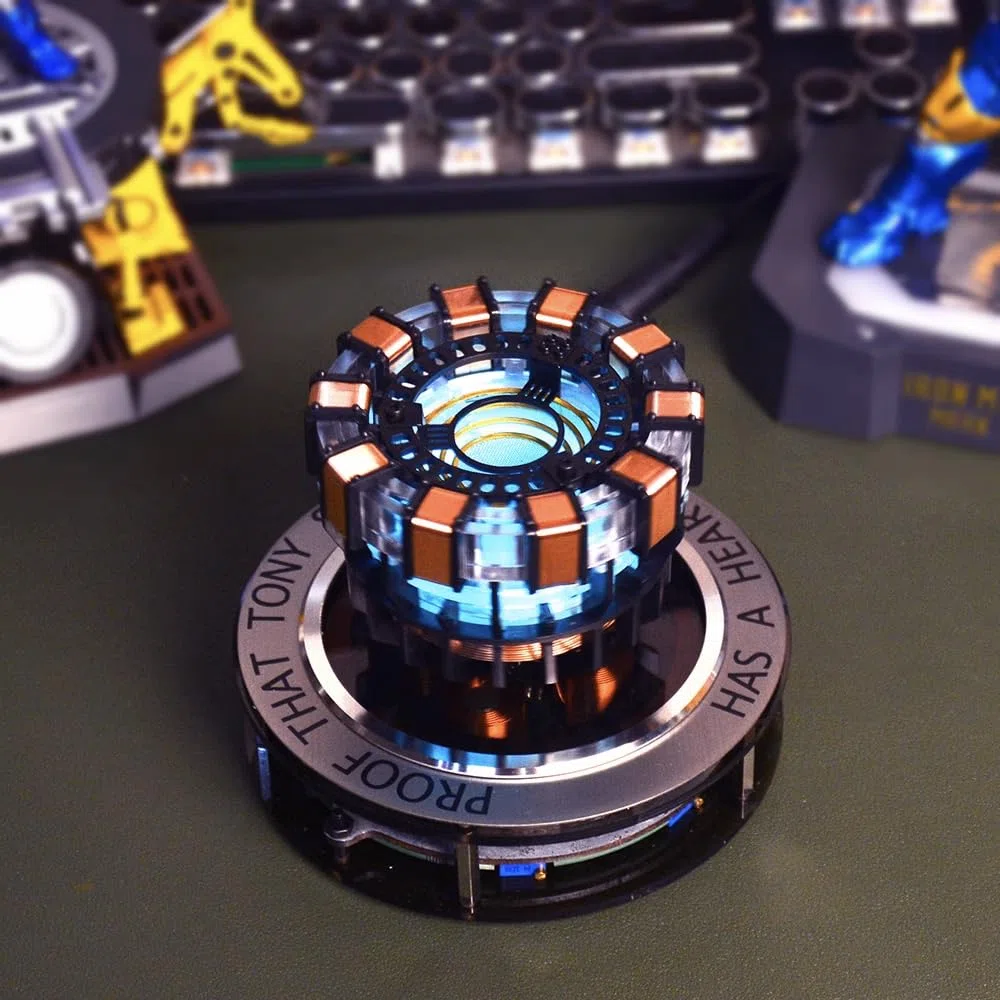 Reattore Arc MK1 Lonyiabbi di Levitazione, in Scala 1:1, Galleggiante e Girevole con LED, Decorazione Tecnologica, Display da Scrivania, Regalo Unico (MK1) | Decorazione da scrivania galleggiante e girevole, regalo da collezione fantascientifico per gli u