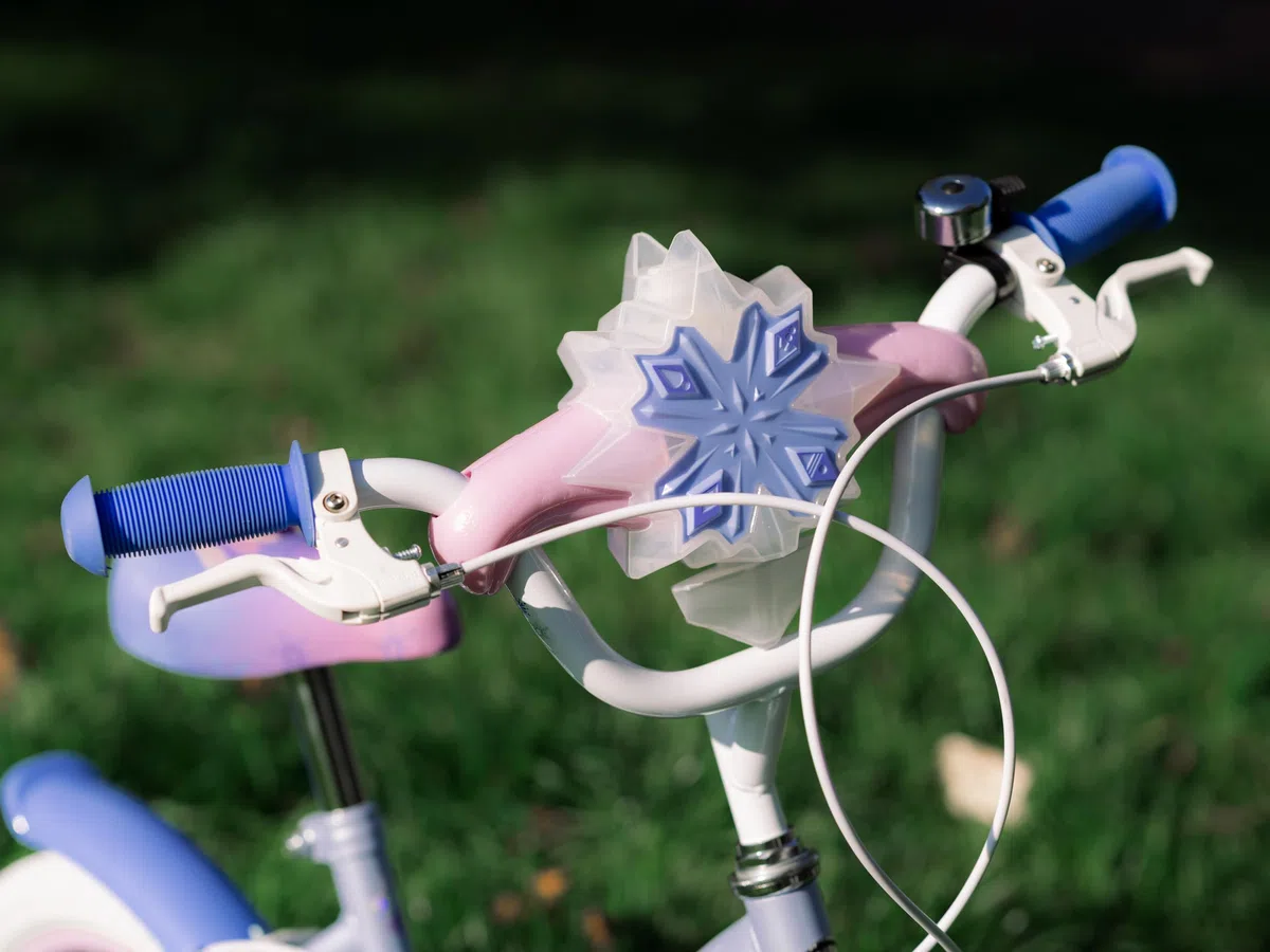 Huffy Disney La Regina di Ghiaccio Frozen 14" Bicicletta Bambini 4-6 Anni - Blu, M