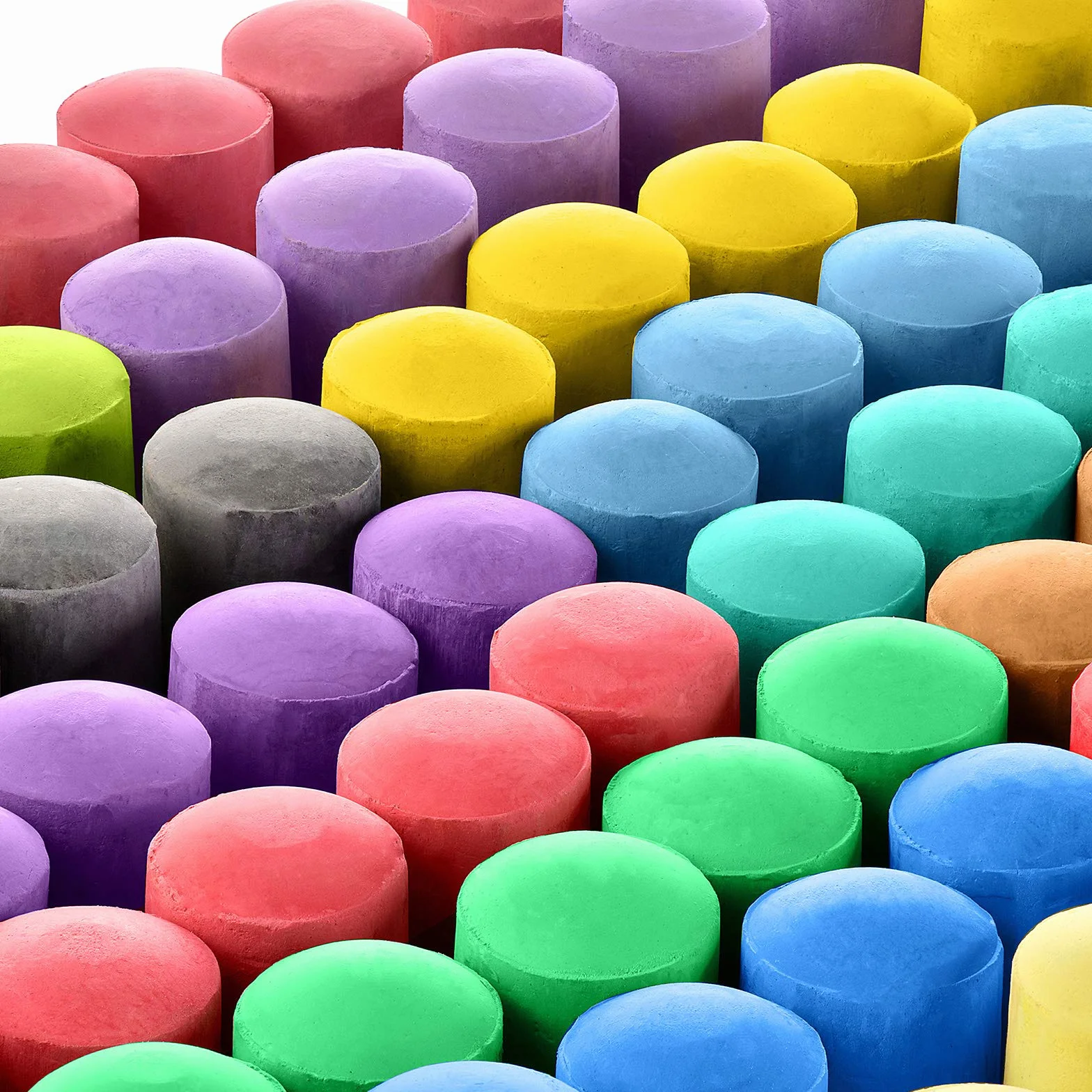 Gessetti Colorati Jumbo 60 PZ Giochi Esterno Bambini