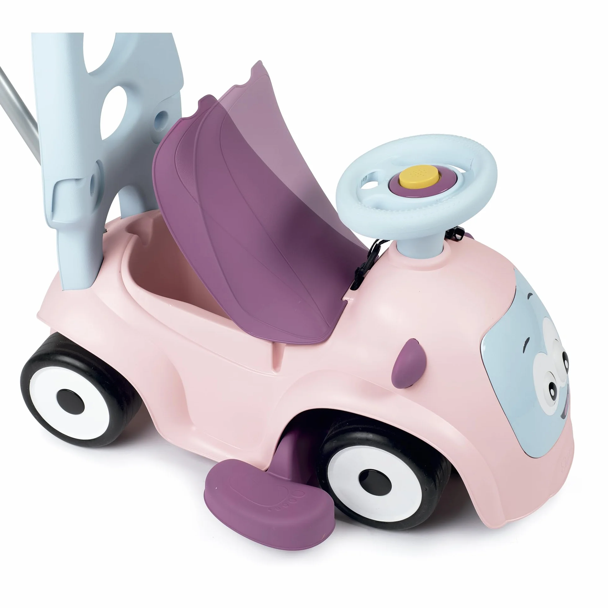 Smoby- Maestro Baby Balade Pink,7600720305, +6 Mesi, Colore Rosa, Evolutivo, Primipassi, Ruote Silenziose