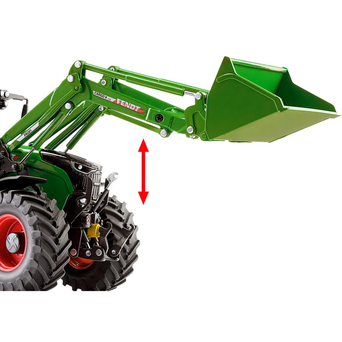 WIKING Fendt 724 Vario Cargo 6.100 1:32 Trattore con Caricatore Frontale Metallo/Plastica