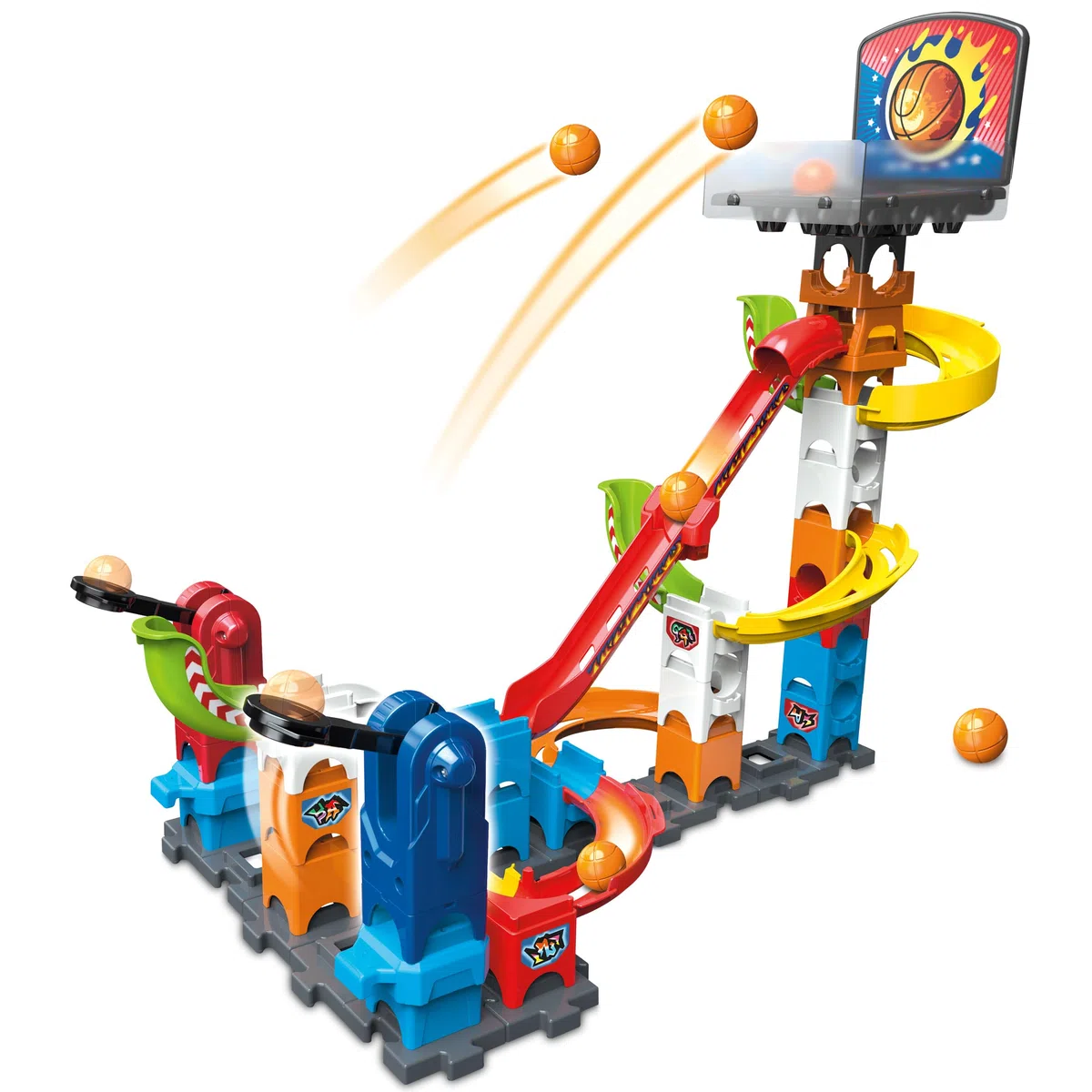 VTech Marble Rush Set di pallacanestro S500 - Giocattoli interattivi per giovani campioni di basket - Stimola la creatività e le capacità motorie - Per bambini dai 4 ai 12 anni