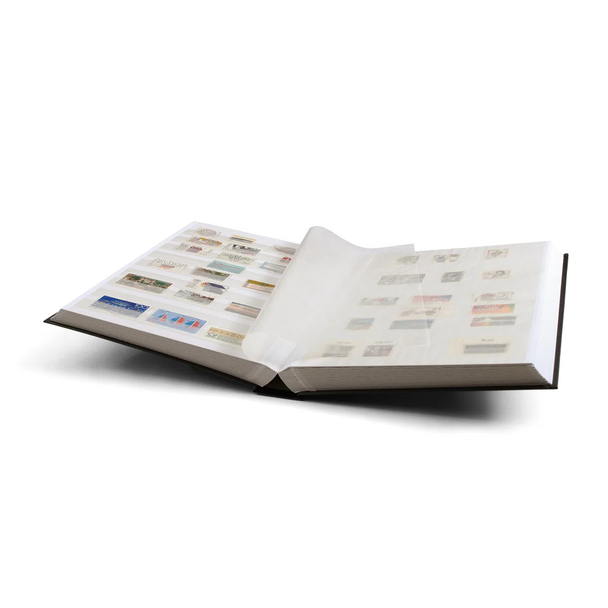 Leuchtturm 327876 Album per Collezionisti di francobolli - Stock-Book Basic - 64 Pagine Bianche DIN A4 - Non Imbottito, Copertina Blu