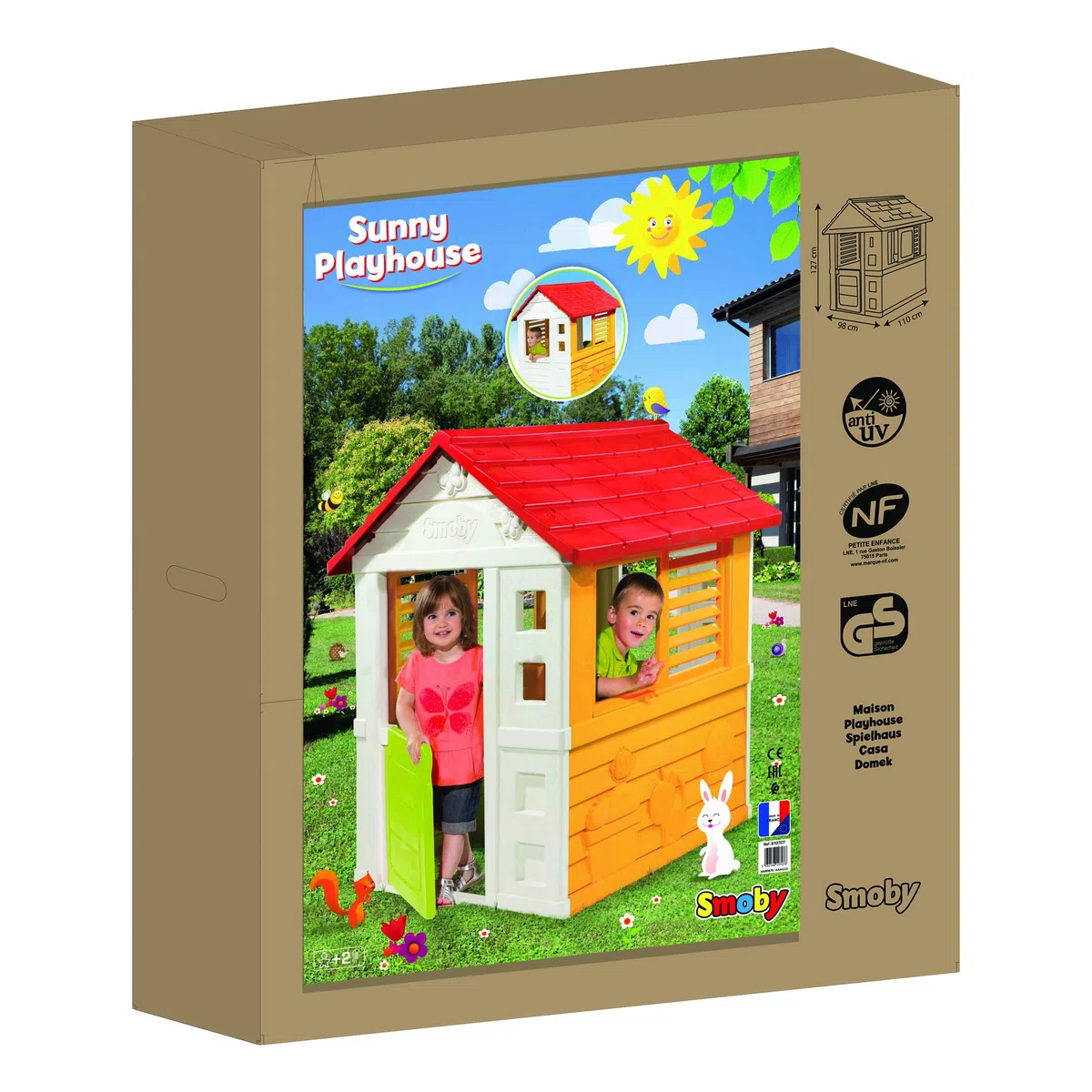 Smoby Casetta Sunny 98 x 110 x 127 cm