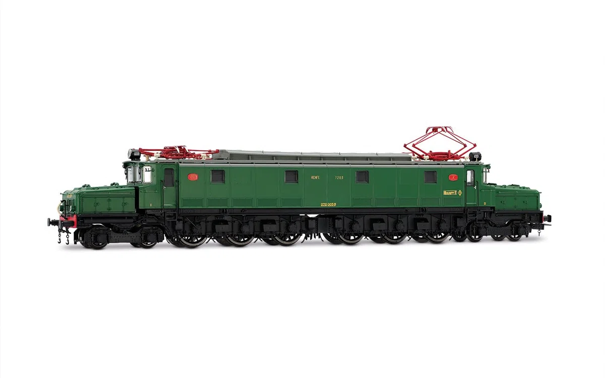 Electrotren He2025 Renfe, Locomotrice Elettrica 272 003-5 Senza Linea Gialla, Episodio Iv Modello Railwayloco, Elettrico