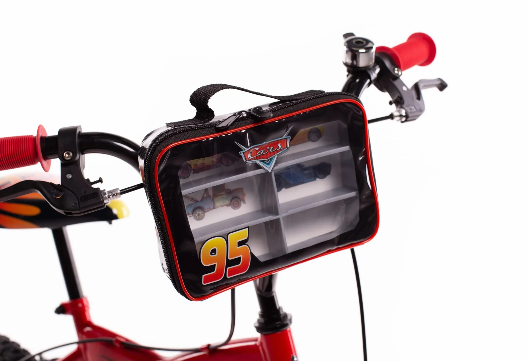 Huffy 14 Pollici, Bicicletta Disney Cars Luxury Unisex-Baby, Rosso