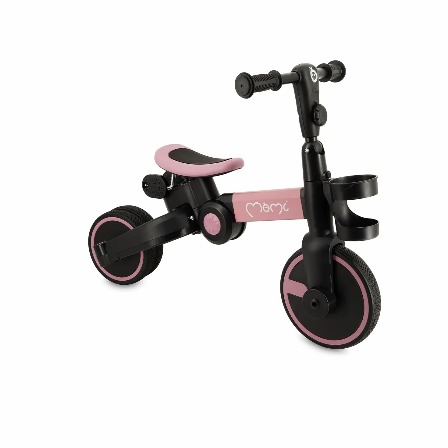 MoMi FILO 3in1 Triciclo Evolutivo per bambini 1-3 anni - Bici Senza Pedali Pieghevole, sella regolabili, pedali rimovibili - Tricicli con portabicchiere e ruote in EVA