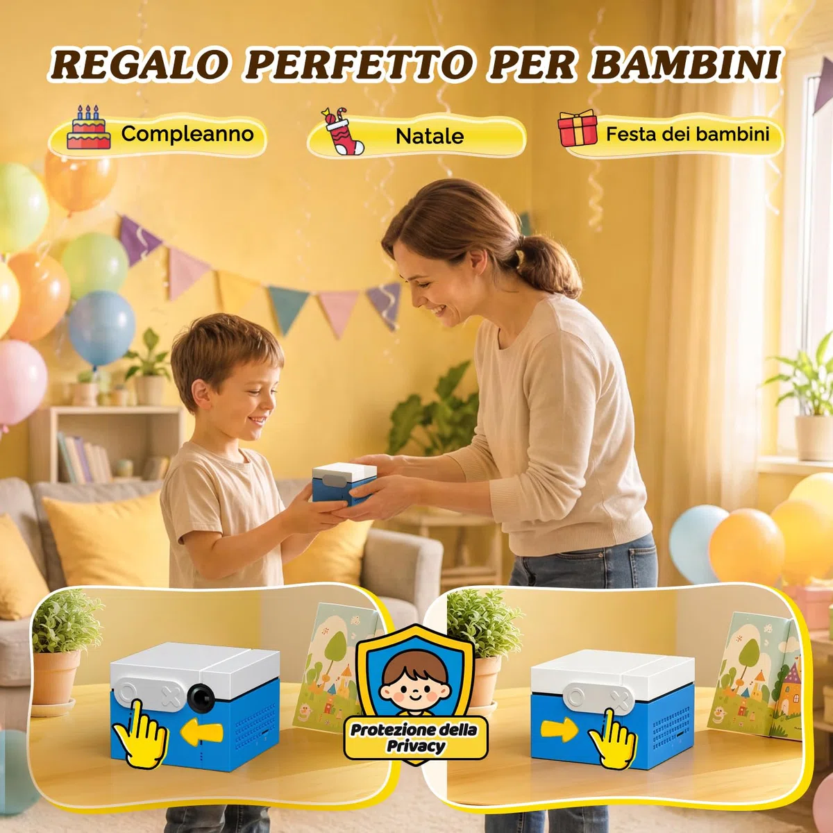 KINHANK MotionX Console Giochi di Movimento, Sistema di Videogiochi Interattivo per Bambini e Famiglie, Senza Controller, Senza Abbonamento, Aggiornamenti Mensili, Idea Regalo per Bambini (4-15 anni)