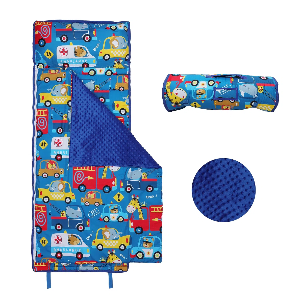 decalsweet Nap Mat per Bambini con Cuscino e Coperta Rimovibili, Grande Extra Spesso 2 in 1 Sacco a Pelo Pieghevole per Ragazze Ragazzi, Nap Mats per Asilo Nido e Campeggio Auto (WX-A-0090)