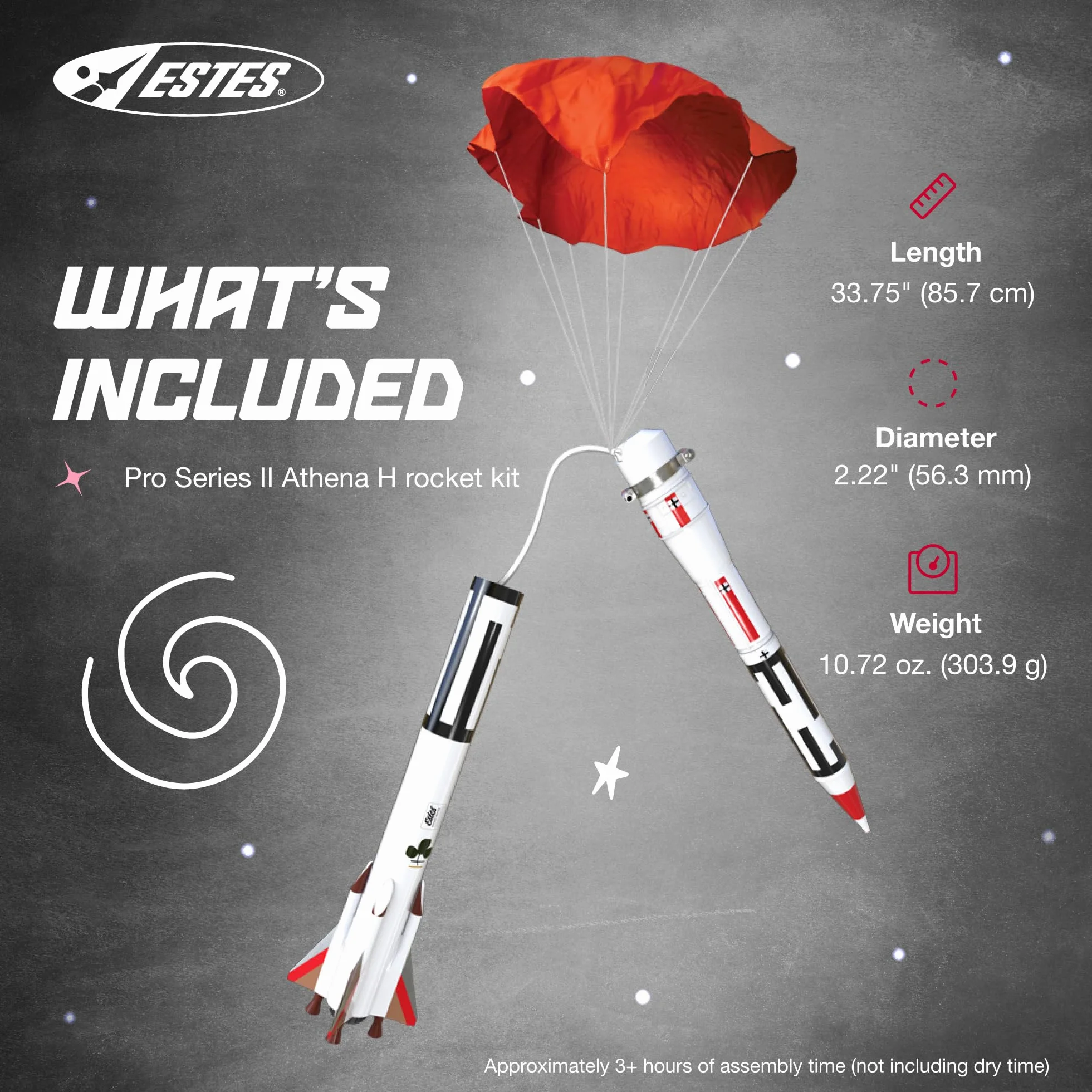 Estes Athena H 29MM 009725 - Modellino razzo