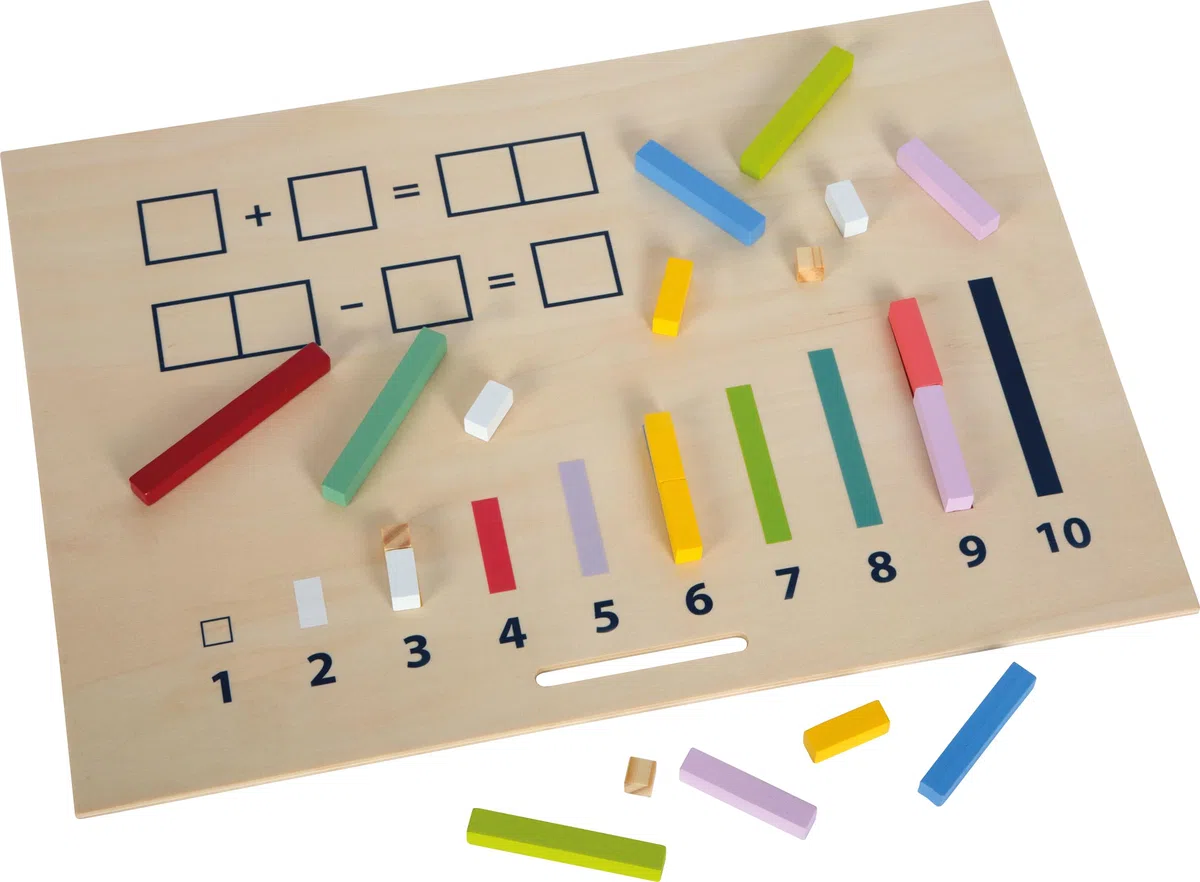 Small Foot Scatola didattica con regoli numeri educate in legno gioco matematico 12559