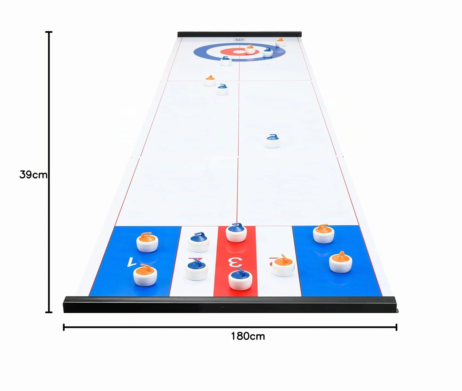 Engelhart - Gioco di curling compatto e palette reversibili - 340500