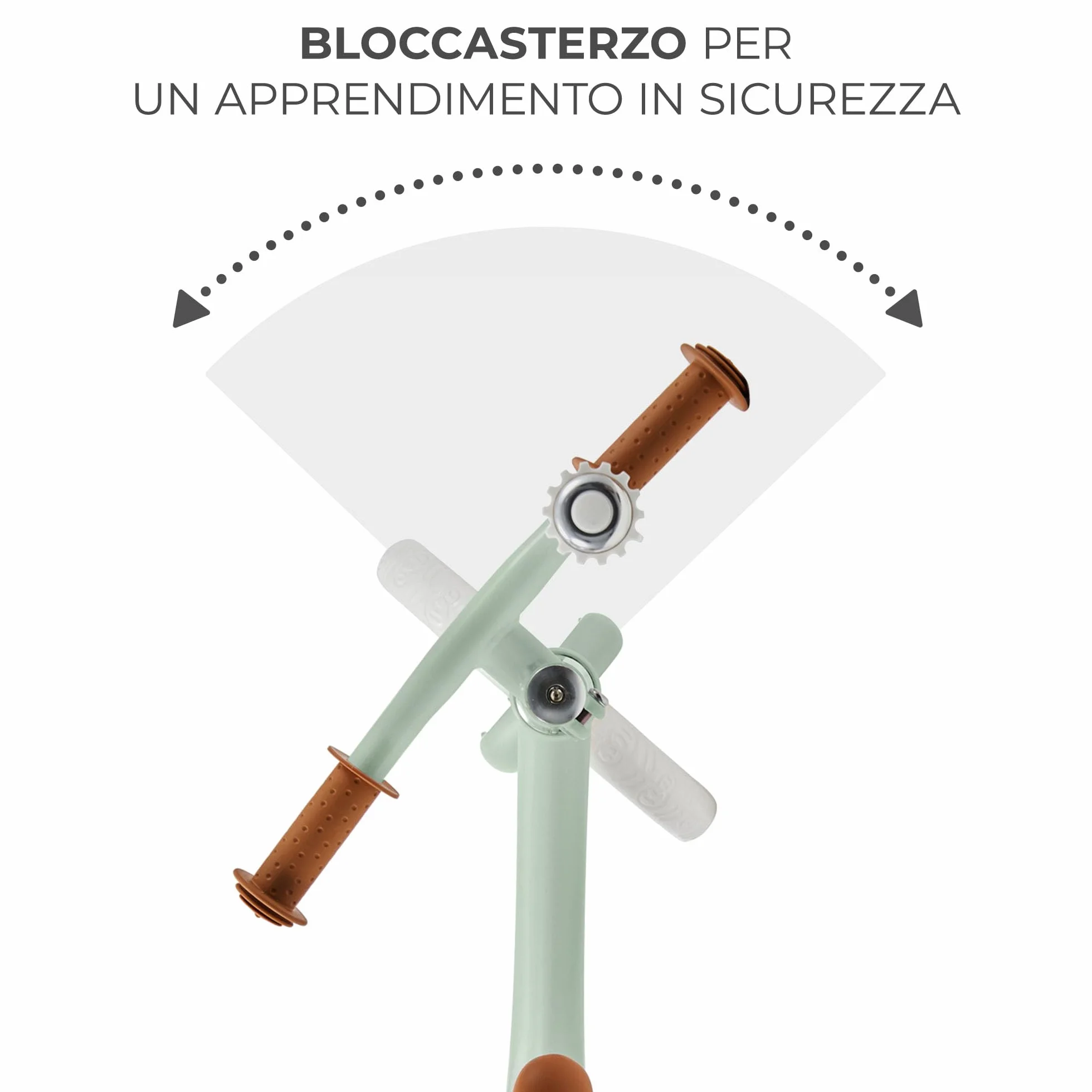 Kinderkraft FLY PLUS 2 Bicicletta bambini, Leggero Bici Senza Pedali, Stile Retro, Magnesium, Design retro, fino 2 Anni, Struttura leggera, 2.8kg, Sellino regolabile, Verde
