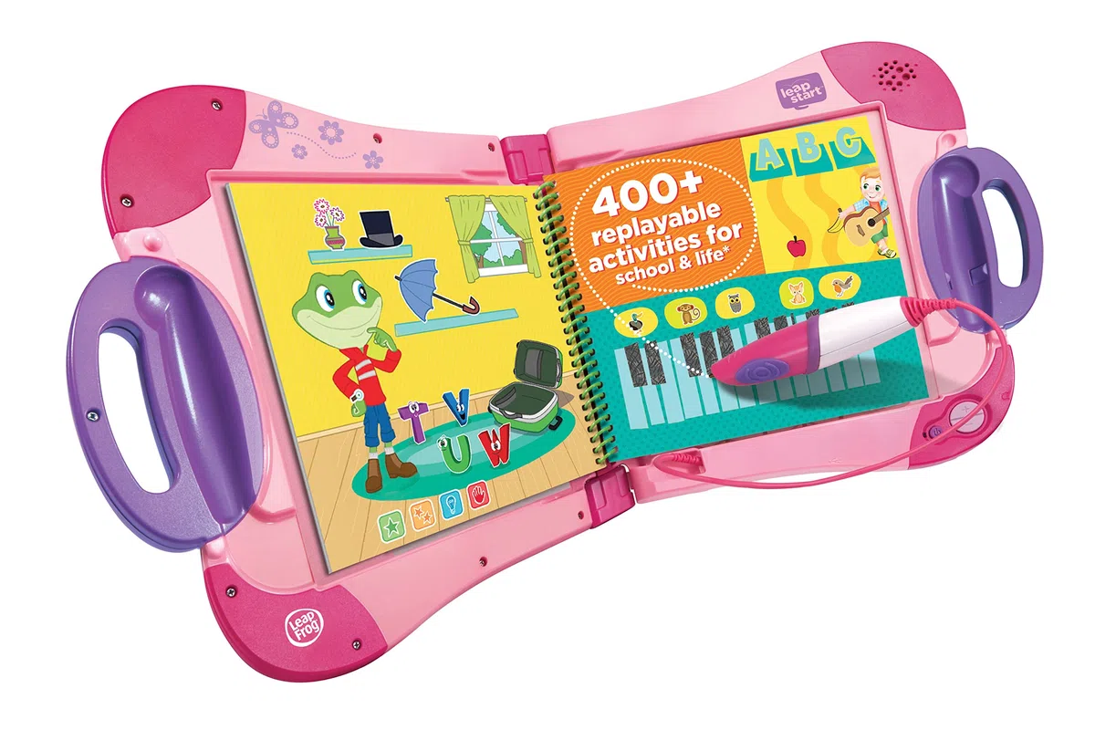 LeapFrog LeapStart 602153 - Libro elettronico, giocattolo educativo e interattivo per bambini e bambine di 2, 3, 4, 5, 6, 7 anni, colore: rosa